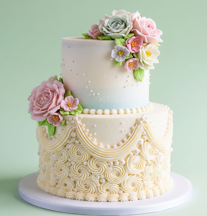 Professioneller Kuchen mit Premium-Funktionen erstellt